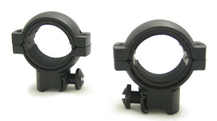 Крепления (кольца) для оптики комбинированные средние NcSTAR R20 30MM RING-3/8" DOVETAIL/1" INSERTS LOW.